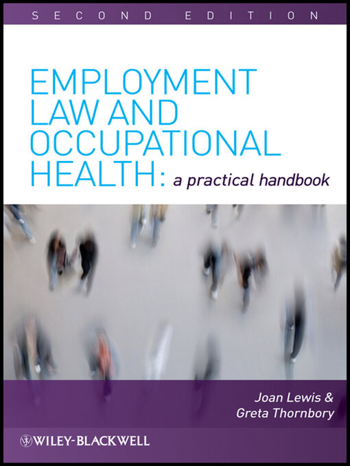 Cover image for Employment Law and Occupational Health